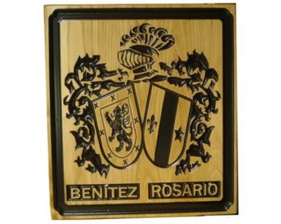 Escudo Heráldico doble “Benítez Rosario”